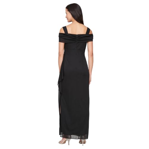 Women's Long Cold Shoulder Dress, Mother of The Bride