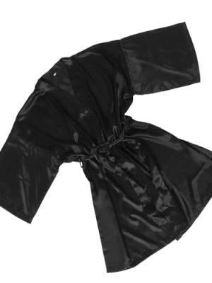 Bridesmaid Robe Short Silky Wedding Robe for Bridal Party Elegant Sleepwear with Ties present for Bridal