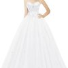 Women's Sweetheart Ball Gown Tulle Quinceanera Dresses Prom Dress
