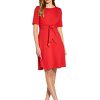 Men's Crepe Tie Front Fit and Flare