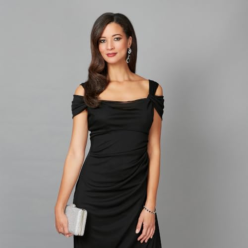 Women's Long Cold Shoulder Dress, Mother of The Bride
