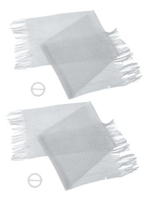2pcs Dressy Scarf for Wedding Dresses Lightweight Evening Outfit Accessory for Bridesmaids and Formal Events