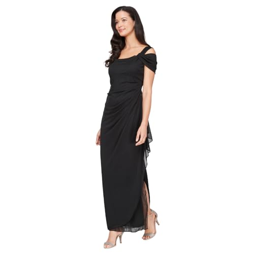 Women's Long Cold Shoulder Dress, Mother of The Bride