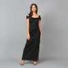 Women's Long Cold Shoulder Dress, Mother of The Bride