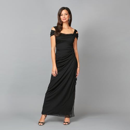 Women's Long Cold Shoulder Dress, Mother of The Bride