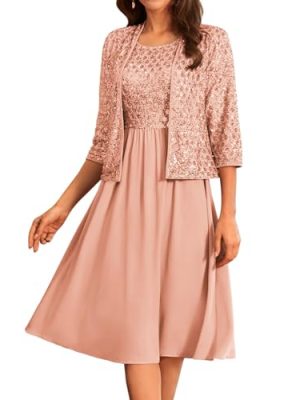 2025 Mother of The Bride Dresses Wedding Guest Party Dress Two Piece Dress