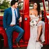Women's Bohemian Wedding Dresses Sweetheart Mermaid Lace Bridal Gown