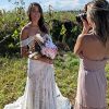Women's Bohemian Wedding Dresses Sweetheart Mermaid Lace Bridal Gown